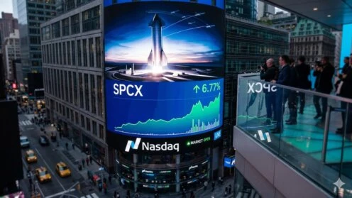 Nasdaq Leuchtreklame