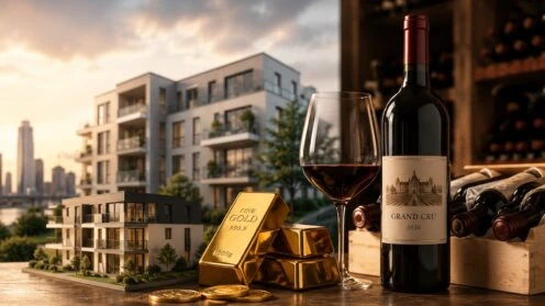 Immobilien, Gold oder Wein als Investment