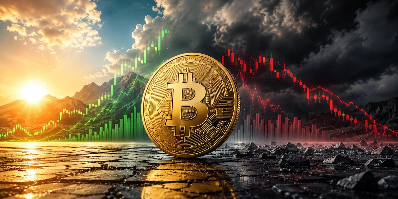 Bitcoin im Zwiespalt der Märkte
