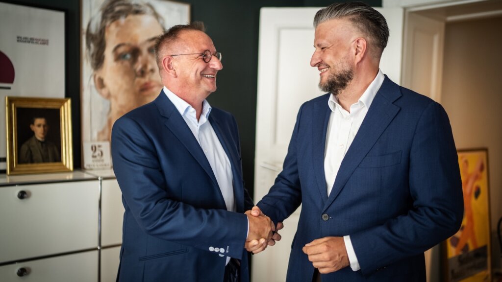 Andreas Kroll (links) und Torsten Rössing, Finomet