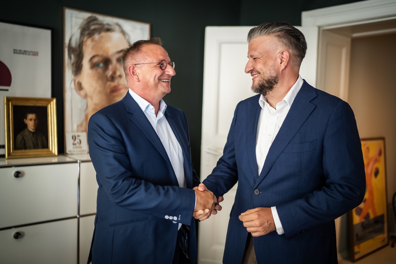 Andreas Kroll (links) und Torsten Rössing, Finomet