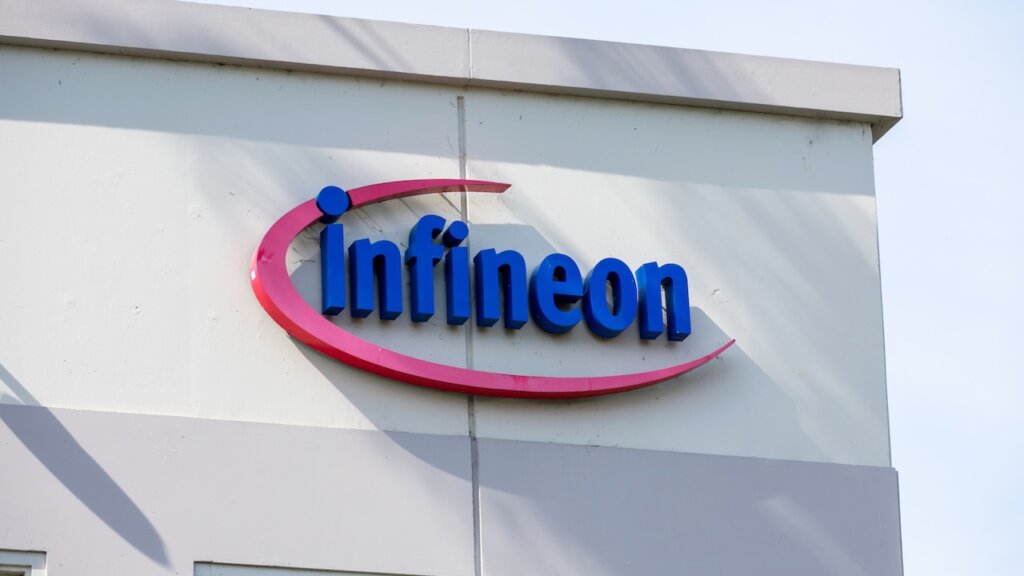 Infineon Firmenschild