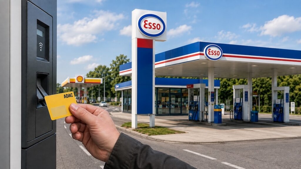 Esso statt Shell - ADAC mit neuem Tankrabattpartner