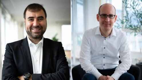 CEO Emanuel Issagholian (links) und Alexander Gogg, Finanzvorstand