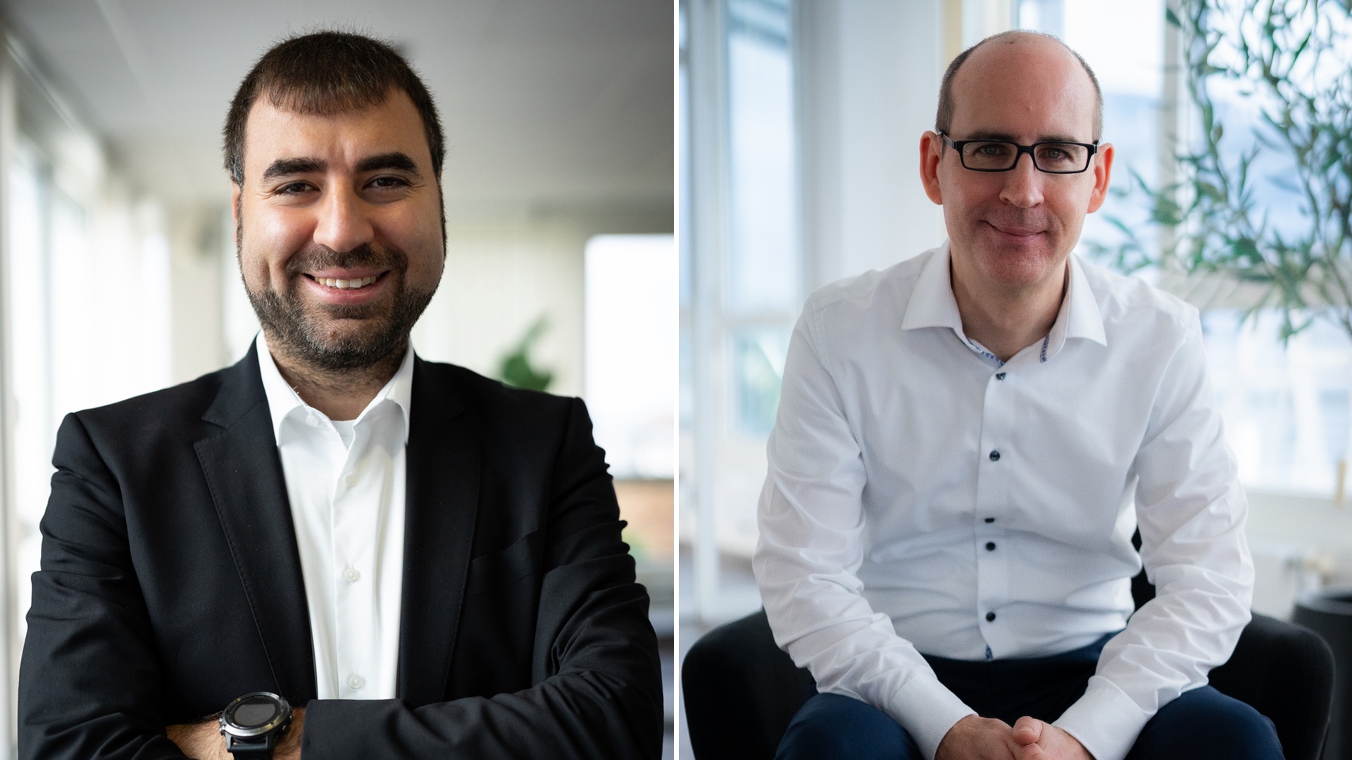 CEO Emanuel Issagholian (links) und Alexander Gogg, Finanzvorstand