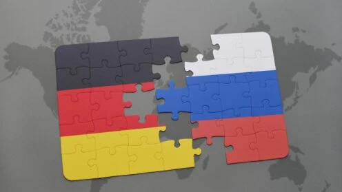 Getrennt: Deuschland und Russland