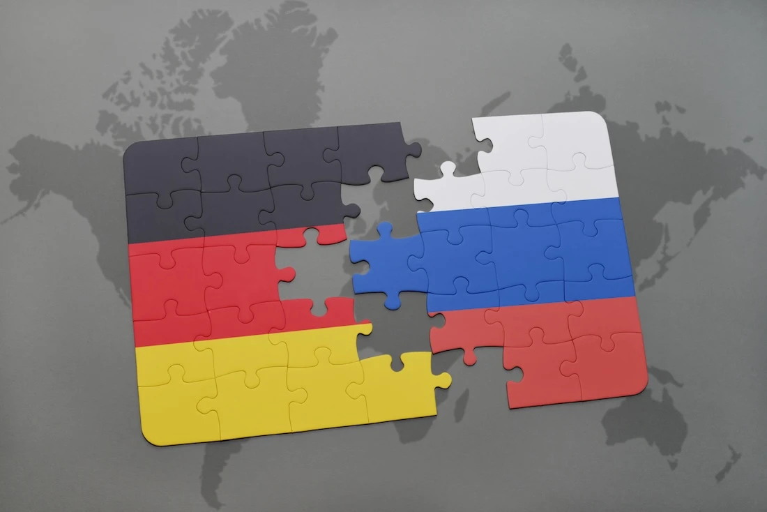 Getrennt: Deuschland und Russland