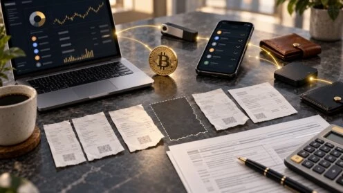 Bitcoin-Verkauf ohne Beleg glich Steuerabzug?