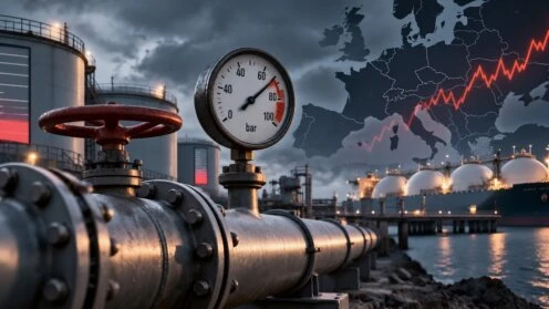 Gasspeicher nur zur Hälfte gefüllt