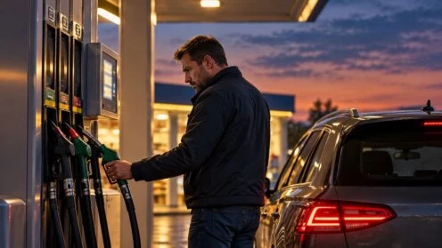 Tankrabatt kommt nur teilweise an.